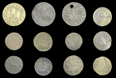 Berkshire, Abingdon, Richard Ely, Farthing, 1.64g/12h (N 67; BW. 3), Thomas Geagle, Halfpenny, 2.59g/12h (N 69; BW....