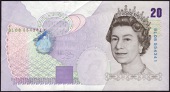 ERROR: Bank of England, Andrew J. Bailey, £20, 15 March 2004, serial number BL08 554341, with an unusual error...