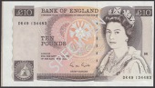 ERROR: Bank of England, George M. Gill, £10, 1988, serial number DR49 134483, the note has been mis-cut resulting...
