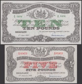 Belfast Banking Company Limited, £5, 6 January 1966, serial number E/D 03453, £10, 5 June 1965, serial number A/O...