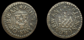 Gloucestershire, Brand Green [Newent], John Jams, Farthing, 1666, 1.10g/6h (N –; D 9A). Fine, extremely rare; the...