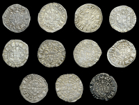 Edward I (1272-1307), New coinage, Pennies (11), all class 10, Bury St Edmunds, various sub-classes and varieties,...