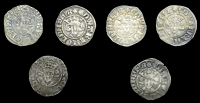 Edward II (1307-1327), Penny, class 14, London, 1.45g/12h (SCBI North 897ff; N 1065; S 1460); together with other...