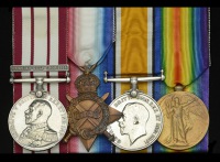 Four: Stoker 1st Class J. Smith, Royal Navy

Naval General Service 1915-62, 1 clasp, Persian Gulf 1909-1914...
