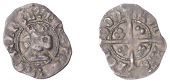 Henry IV (1399-1413), Heavy coinage, Halfpenny, Withers type 2, London, mm. cross pattée on obv. only, wide face,...