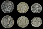 Roman Imperial Coinage, Constantius (as Cæsar), Follis, Trier, c. 303-5, laureate and cuirassed bust right, rev....