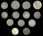 Hertfordshire, Barnet, John Rotherham, Farthings (4), 1655 (3), 1.25g/6h (N 2118/1, this piece; BW. 28), 1.31g/6h (N...