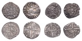 Edward III (1327-1377), Third coinage, Penny, Durham, Sede Vacante, type A, reads civitas dvnelm, reversed ns on...