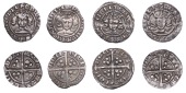 Edward III (1327-1377), Pre-Treaty period, Pennies (2), series C, London, mm. cross 1 on obv. only, annulet in...