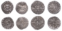 Edward III (1327-1377), Pre-Treaty period, Pennies (2), series C, London, mm. cross 1 on obv. only, annulet in...