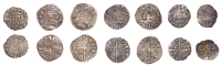 Edward III (1327-1377), Third coinage, Halfpenny, London, rev. small cross in one angle, 0.42g/6h (Withers 13 var.;...