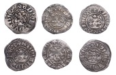 Edward III (1327-1377), Third coinage, Halfpenny, London, reads ang, pellet either side of crown and under l in...