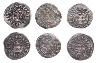 Edward III (1327-1377), Third coinage, Halfpenny, London, reads ang, pellet either side of crown and under l in...