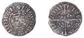 Edward III (1327-1377), Pre-Treaty period, Halfpenny, series E, London, no punctuation, 0.43g/5h (Withers 14, 4a; N...