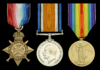 Three: Private J. Napier, Gordon Highlanders

1914 Star (8-6062 Pte. J. Napier. 1/Gord: Highrs.); British War and...