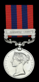 India General Service 1854-95, 1 clasp, Hazara 1891 (1147 Pte. J. Edwards 1st. Bn. R.W. Fus.) edge bruise, good very...