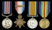 A Great War ‘Western Front’ M.M. group of four awarded to Lance-Sergeant James Appleby, 2nd Battalion,...