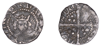 Henry IV (1399-1413), Light coinage: Primary series, Halfpenny, London, mm. cross pattée on obv. only, annulets by...