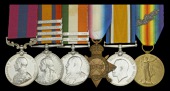 A Great War ‘Kut al Amara’ D.C.M. group of six awarded to Lance Corporal R. W. Compton, 1st Battalion,...