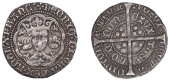 Henry V (1413-1422), Definitive issues, Groat, class Ca, mm. cross pattée with sunk centre, no fleurs over crown,...