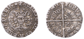 Henry V (1413-1422), Definitive issues, Halfgroat, Greenhalgh class E [Brooke class C], London, mm. cross with...