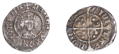Henry VI (First reign, 1422-1461), Pinecone-Mascle issue, Halfpenny, London, mm. cross IIIb, mascle after henricvs...