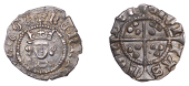 Henry VI (First reign, 1422-1461), Plain issue, Halfpenny, London, mm. cross IIIb on obv. only, no marks, no...