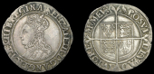 Elizabeth I (1558-1603), Second issue, Shilling, mm. martlet, bust 1B, reads elizabeth d g ang fra et hib regina,...