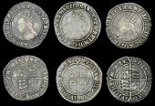 Elizabeth I (1558-1603), Second issue, Shillings (3), all mm. martlet, bust 3C, reads elizabeth d g ang fra et hi...