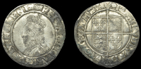 Elizabeth I (1558-1603), Sixth issue, Shilling, mm. hand, bust 6B, reads elizab d g ang fr et hi regi, 6.03g/1h (BCW...