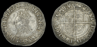 Elizabeth I (1558-1603), Sixth issue, Shilling, mm. tun (over hand on rev.), bust 6B, reads elizab d g ang fr et hib...