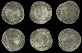 Elizabeth I (1558-1603), Second issue, Groats (3), all mm. cross-crosslet, bust 1F, reads elizabeth d g an fr et hib...