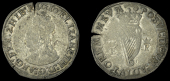Elizabeth I (1558-1603), Irish issues, First issue, Shilling, mm. rose, bust 1B, reads elizabeth d g ang fra z hib...