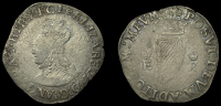 Elizabeth I (1558-1603), Irish issues, First issue, Shilling, mm. rose, bust 1B, reads elizabeth d g ang fra z hib...
