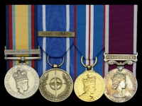 Four: Corporal A. D. Macaulay, Royal Scots Dragoon Guards

Gulf 1990-91, 1 clasp, 16 Jan to 28 Feb 1991 (24743411...