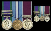 Three: Sergeant A. P. McNerney, Inniskilling Dragoon Guards

General Service 1962-2007, 2 clasps, South Arabia,...