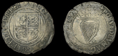 Elizabeth I (1558-1603), Irish issues, Third issue, Sixpence, mm. trefoil, reads elizabeth d g ang fr et hiber re,...