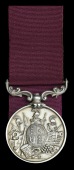 Army L.S. & G.C., V.R., 3rd issue, small letter reverse (208 Sergt. William Humphries 3rd Dragoon Guards) impressed...