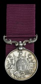Army L.S. & G.C., V.R., 3rd issue, small letter reverse (1138. Sergt. R. Sawen. 11th Hussars.) engraved naming,...