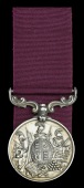 Army L.S. & G.C., V.R., 3rd issue, small letter reverse (935. Tp: Sgt. Maj: G. Lee. 16th Lancers.) engraved naming,...