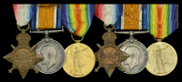 Family group:

Three: Private R. Brooker, 2nd Battalion, East Yorkshire Regiment
1914-15 Star (9133 Pte. R....