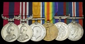 A Great War ‘Western Front’ D.C.M., M.M. group of six awarded to Private R. A. Kenney, 78th Battalion, Canadian...