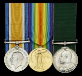 Pair: Acting Company Quartermaster Sergeant J. Ritchie, 78th Battalion, Canadian Infantry, late 6 Volunteer...