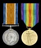 Pair: Private W. McA. Vokins, 78th Battalion, Canadian Infantry, who was wounded in September 1917, and subsequently...