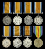 British War Medal 1914-20 (7), (Lieut. C. W. Nash.; 651084 Pte. J. G. Ammann. 78-Can. Inf.; 147044 Pte. W. J. Brown,...