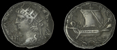 Roman Provincial Coinage, EGYPT, Alexandria, Nero, Tetradrachm, yr 13 [66-7], radiate bust left wearing ægis, lιγ...