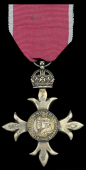 The Most Excellent Order of the British Empire, O.B.E. (Civil) Officer’s 2nd type breast badge, silver-gilt, very...