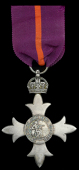 The Most Excellent Order of the British Empire, M.B.E. (Military) Member’s 1st type breast badge, silver,...
