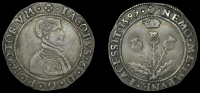 Scotland, James VI, Seventh coinage, Ten Shillings, 1599, mm. rosette, 6.00g/4h (SCBI 35, 1266-8; SCBI 58, 1528-30;...