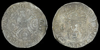 Scotland, James VI, Second coinage, Half-Merk, 1576, mm. cross on rev. only, thistle in first and fourth quarters,...
